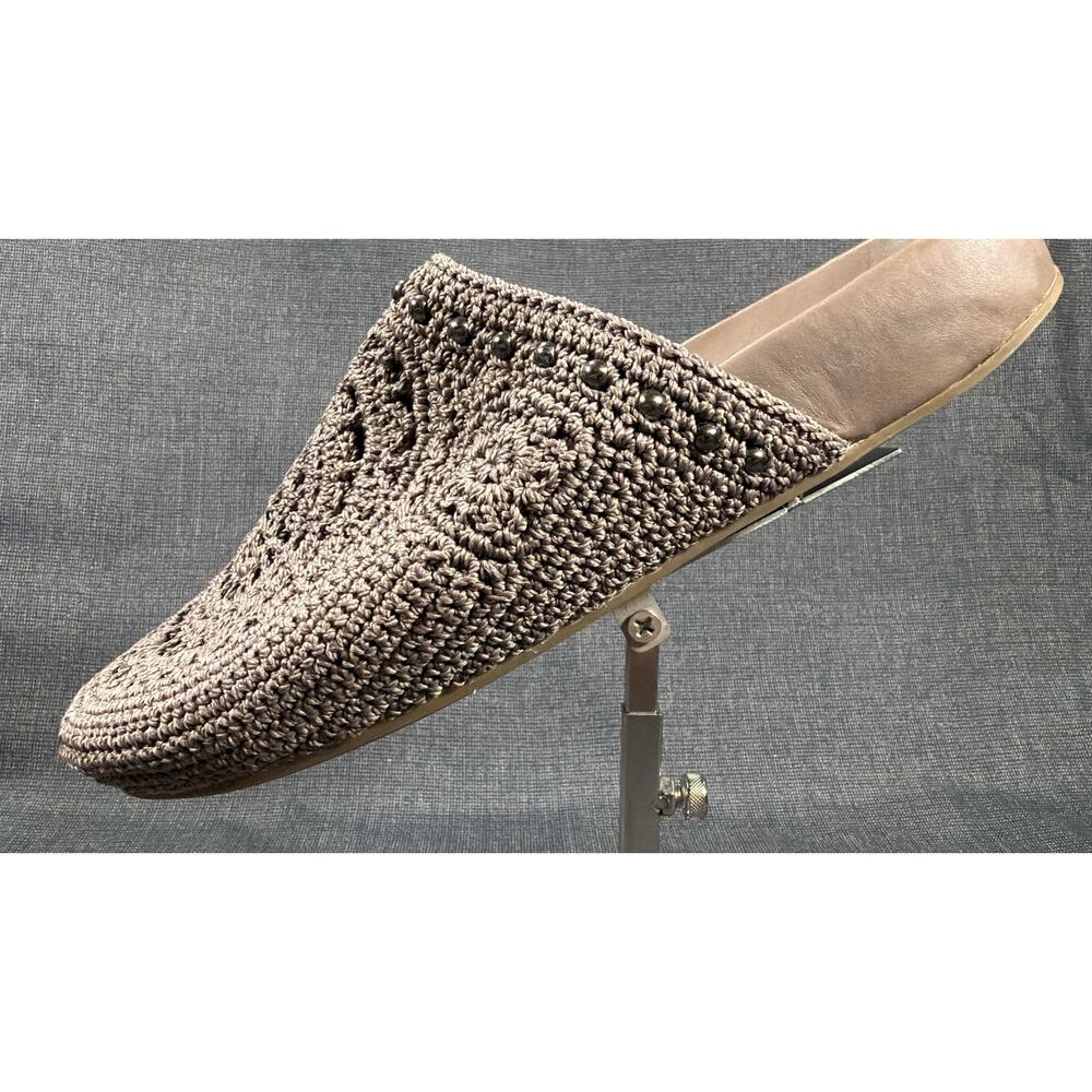 The Sak Bolinas Clog Mushroom Medallion Crochet Mule Womens 9 - Picture 2 of 16